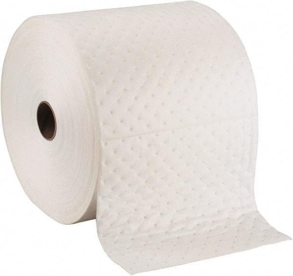 Brady SPC Sorbents - 19 Gal Capacity per Package, Oil Only Roll - 150' Long x 15" Wide, Polypropylene - Apex Tool & Supply