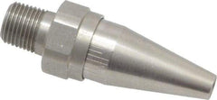Vortec - Blow Gun OSHA Air Saver Nozzle - 1/8 NPT, 1-7/8" Long, Stainless Steel - Apex Tool & Supply