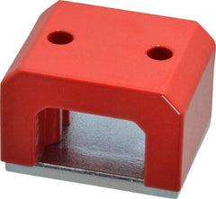 Eclipse - 2 Hole, 0.311" Hole Diam, 1-19/32" Overall Width, 2-9/32" Deep, 1-3/8" High, 51 Lb Average Pull Force, Alnico Power Magnets - 14.6mm Pole Width, 550°C Max Operating Temp, Grade 5 Alnico - Apex Tool & Supply