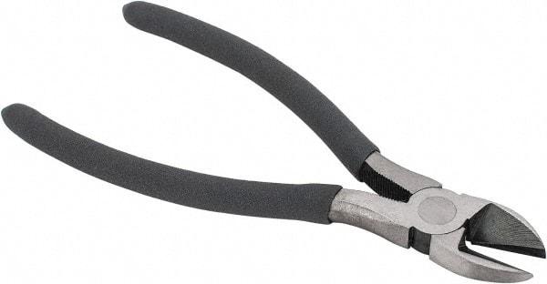 Value Collection - 7-1/2" OAL, Diagonal Cutter - 1" Jaw Length x 1-1/8" Jaw Width, Oval Head, Plastic Dipped Handle - Apex Tool & Supply