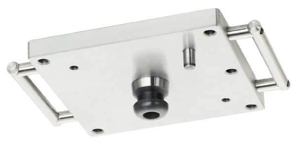 Schunk - Square Aluminum CNC Clamping Pallet - 199mm Wide x 199mm Long x 25mm Thick - Apex Tool & Supply