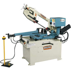 Baileigh - 13.77 x 8.66" Semi-Automatic Combo Horizontal & Vertical Bandsaw - 1 Phase, 60° Right, 45° Left Vise Angle of Rotation, 2 hp, 220 Volts, Frequency Drive - Apex Tool & Supply