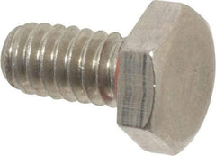 APM HEXSEAL - 1/4-20, Grade 18-8 Stainless Steel, Self Sealing Hex Bolt - Passivated, 1/2" Length Under Head, Silicone O Ring, UNC Thread - Apex Tool & Supply