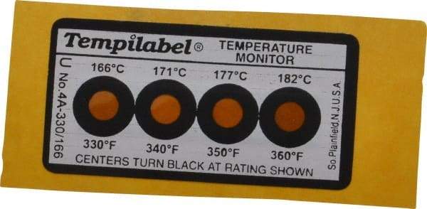 Tempil - 166/171/177/182°C Temp Indicating Label - Apex Tool & Supply
