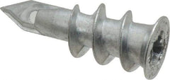 Buildex - #6 to 8 Screw, 7/16" Diam, 1-1/4" Long, 3/8 to 3/4" Thick, Self Drilling Drywall & Hollow Wall Anchor - Zinc Plated, Zinc, Grade 3, Use in Drywall - Apex Tool & Supply