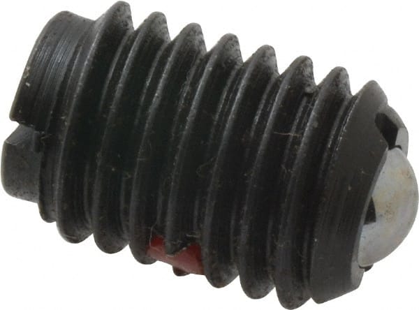 TE-CO - 1/2-13, 0.281" Ball Diam, 3/4" Body Length, 0.072" Max Ball Reach, Threaded Ball Plunger - Apex Tool & Supply