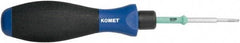 Komet - TP10 Torx Plus Drive, Flag Handle Driver for Indexable Tools - Compatible with Clamp Screws, Insert Screws - Apex Tool & Supply
