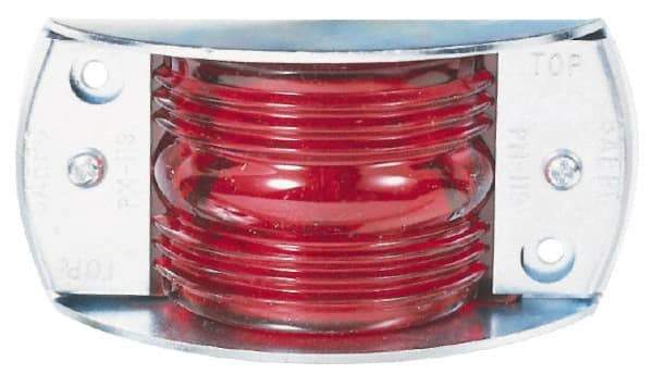 Peterson - 4-1/2" Long x 2-3/16" Wide, Amber Lens & Reflector - Steel, 12 Volt - Apex Tool & Supply
