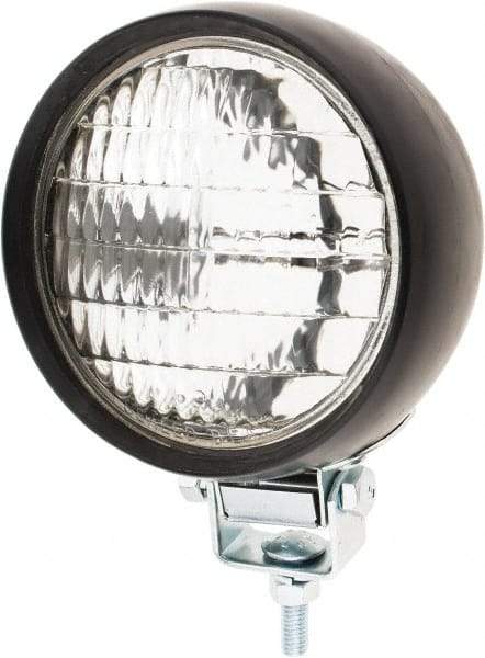 Peterson - 4-3/4" Diam, Clear Lens & Reflector - Rubber, 12 Volt - Apex Tool & Supply