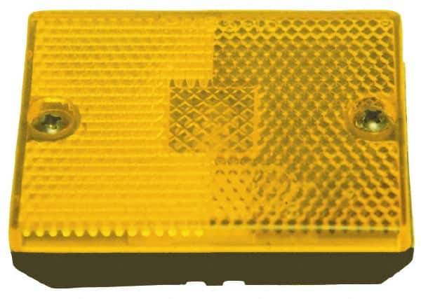 Peterson - 2-3/4" Long x 2-1/8" Wide, Red Lens & Reflector - Plastic, 12 Volt - Apex Tool & Supply