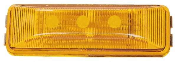 Peterson - 3-13/16" Long x 1" Wide, Amber Lens & Reflector - Plastic, 12 Volt - Apex Tool & Supply