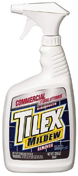 Tilex - 32 oz Spray Bottle Liquid Bathroom Cleaner - Unscented Scent, Mold & Mildew Cleaner - Apex Tool & Supply