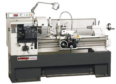 Vectrax - 14" Swing, 39-5/16" Between Centers, 220 Volt, Triple Phase Engine Lathe - 7MT Taper, 5 hp, 20 to 2,500 RPM, 2" Bore Diam, 45" Deep x 68" High x 90" Long - Apex Tool & Supply