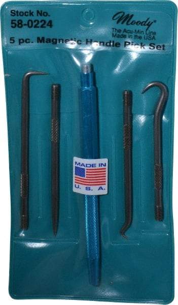 Moody Tools - 5 Piece Hook & Probe Set - Steel - Apex Tool & Supply