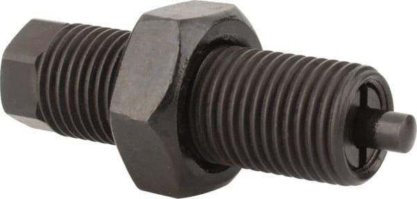 De-Sta-Co - 7/32" Stroke Len, 0.02 Cu In Volume, 0.11 Sq In Effective Piston Area, Hydraulic, Single Acting, Threaded Body Clamp Cylinder - 279 Lb at 3,000 psig Max Output, 1.41" Body Thread Len, 1.66" OAL, 0.19" Projection Len, 0.15" Projection Diam - Apex Tool & Supply