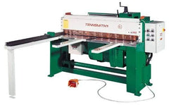 Tennsmith - 73 Inch Long Blade, Electric Power Floor Shear - 92 Inch Wide x 27 Inch Deep x 56 Inch High, 0.0787 Inch Stainless Steel Capacity, 0.1378 Inch Mild Steel Capacity, 30 Inch Back Gauge Range - Apex Tool & Supply