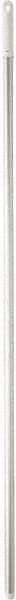 Vikan - 51 x 57/64" Aluminum Squeegee Handle - European Threaded Connection, White - Apex Tool & Supply