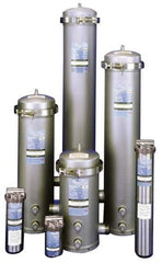 3M Aqua-Pure - 3 Inch Pipe, 150 No. Flange End Connections, 9-3/4 Inch Long Cartridge, 50.63 Inch Long, Cartridge Filter Housing without Cartridge - 36 Cartridges, 288 Max GPM Flow Rate, 150 psi Max Working Pressure, 304 Grade, Commercial Filter Housing - Apex Tool & Supply