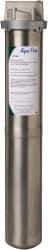 3M Aqua-Pure - 1 Inch Pipe, FNPT End Connections, 9-3/4 Inch Long Cartridge, 22.31 Inch Long, Cartridge Filter Housing without Pressure Relief - 2 Cartridges, 1-20 Max GPM Flow Rate, 300 psi Max Working Pressure, 304 Grade, Two High Housing - Apex Tool & Supply