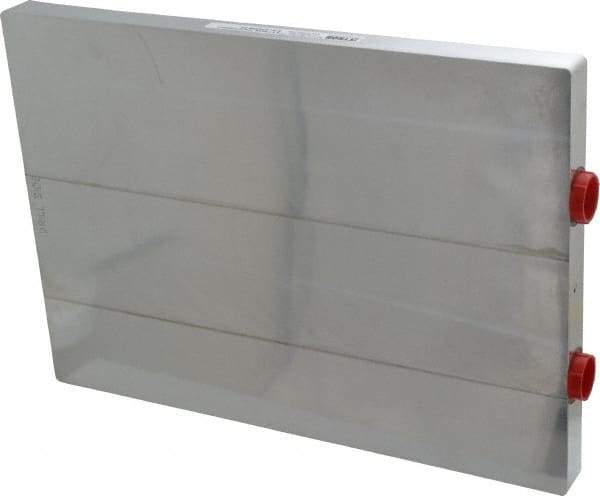 Lytron - 11" Long x 7.8" High, 9/16" 18UNF 3B Connection Aluminum Tube Cold Plate - 9/16 OD Tube, U Fluid Path Fluid Path, Ethylene Glycol & Water Mixture EGW Cooling, 3/4" Thick - Apex Tool & Supply
