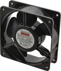 Lytron - 3/8" Tube OD, 1 Fan Mount, Liquid-To-Air Copper Tubed Process Equipment Heat Exchanger - Water Cooler, 6.3" High x 7.95" Wide x 2.04" Deep, 1,045 BTU/Hr, 400°F Max - Apex Tool & Supply