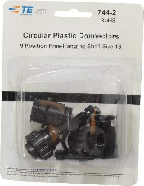 Tyco/Amp - Panel Mount Plug and Receptacle Kit - 13 to 9 AWG Compatible Wire Size - Apex Tool & Supply