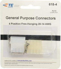 Tyco/Amp - Free Hanging Connector Kit - 20 to 14 AWG Compatible Wire Size - Apex Tool & Supply