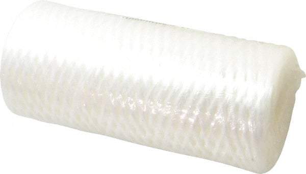 Pentair - 4-1/2" OD, 50µ, Fibrillated Polypropylene String-Wound Cartridge Filter - 9-7/8" Long, Reduces Sediments - Apex Tool & Supply