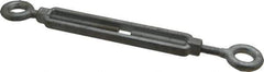 Made in USA - 1,200 Lb Load Limit, 3/8" Thread Diam, 6" Take Up, Steel Eye & Eye Turnbuckle - 11-7/8" Closed Length - Apex Tool & Supply