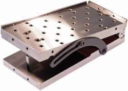 Suburban Tool - 18" Long x 6" Wide x 3-3/8" High, Precision Steel Sine Plate - Square to within 0.0004", 0.0003" Tolerance, 3/8-16 Hole - Apex Tool & Supply