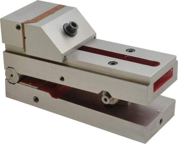 Suburban Tool - 3" Jaw Width x 1-5/16" Jaw Height, 4-3/4" Jaw Capacity, Steel, Sine Vise - 7-1/2" OAL x 3" Overall Width x 3-5/8" Overall Height, Square to within 0.0002", Parallel to within 0.0002" - Apex Tool & Supply