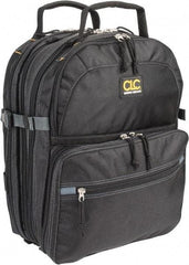 CLC - 75 Pocket Black Ballistic Polyester Backpack Tool Bag - 13" Wide x 13" Deep x 9" High - Apex Tool & Supply