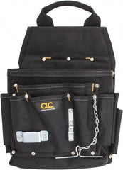 CLC - 12 Pocket Electrician's Holster - Nylon, Black - Apex Tool & Supply