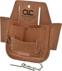 CLC - 6 Pocket General Purpose Holster - Leather, Natural - Apex Tool & Supply