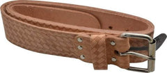 CLC - 29 to 46" Waist Tool Belt - 2" Wide, Natural (Color), Leather - Apex Tool & Supply