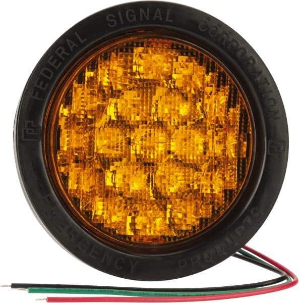 Federal Signal Emergency - 71 FPM, Grommet Mount Emergency Light Assembly - Amber - Apex Tool & Supply