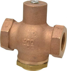 Kingston - 3/4" Brass Check Valve - Inline, FNPT x FNPT, 400 WOG - Apex Tool & Supply