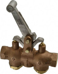 Kingston - 1/2" NPT Hoist Control Valve - Locking Style Lever & 200 Max psi - Apex Tool & Supply
