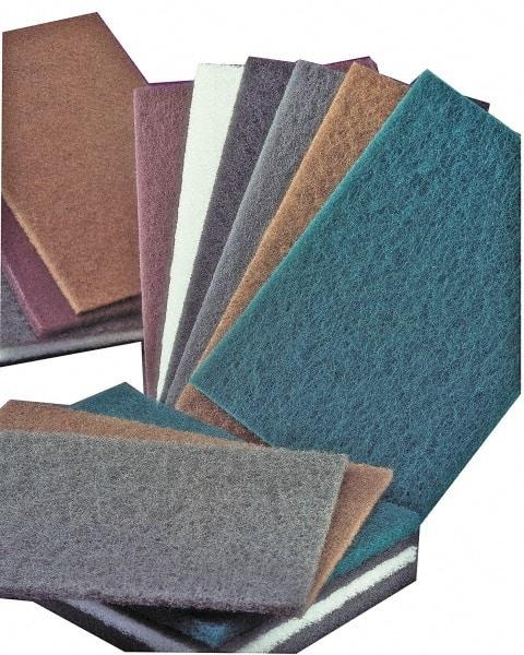 Ability One - 11" Long x 9" Wide x 1/4" Thick Sponge - Light-Duty, Maroon - Apex Tool & Supply