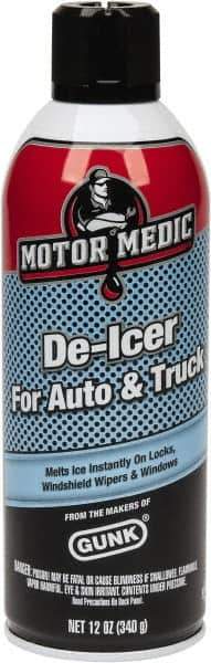 Motor Medic - Methanol De-Icer - 12 oz Aerosol Can - Apex Tool & Supply