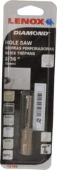 Lenox - 3/16" Diam, 1-1/8" Cutting Depth, Hole Saw - Diamond Grit Saw, Continuous Edge - Apex Tool & Supply
