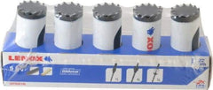 Lenox - 7/8" Diam, 1-1/2" Cutting Depth, Hole Saw - Bi-Metal Saw, Toothed Edge - Apex Tool & Supply