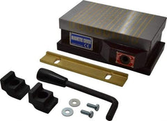 Value Collection - Standard Pole Rectangular Permanent Magnetic Block Chuck - 7" Long x 4" Wide x 2.874" High - Apex Tool & Supply