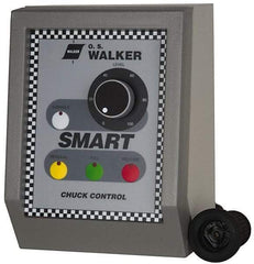 Walker - 300 W, 110 V Electromagnetic Chuck Variable Power Control - Automatic Release, 115 V, DC Max Output Voltage - Apex Tool & Supply