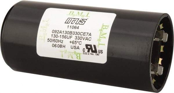 Value Collection - 130-156 Microfarad Motor Capacitor - 330 Volts - Apex Tool & Supply