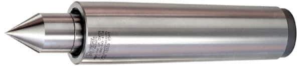 Royal Products - MT5 Taper Shank, 1-3/4" Head Diam 3,125 Lb Capacity Live Center - 4,500 Max RPM, 3/16" Head Length, 1.0938" Point Diam, 2" Point Len, 2,340 Lb Max Workpc, 8-1/16" OAL, Standard Point - Apex Tool & Supply