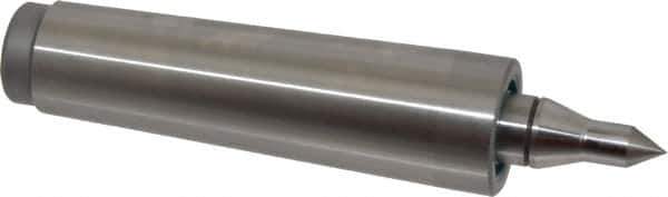 Royal Products - MT4 Taper Shank, 1.231" Head Diam 1,015 Lb Capacity Live Center - 4,500 Max RPM, 5/8" Point Diam, 1-3/8" Point Len, 580 Lb Max Workpc, 5-15/16" OAL, 3/8" Tip Diam, Long Point - Apex Tool & Supply