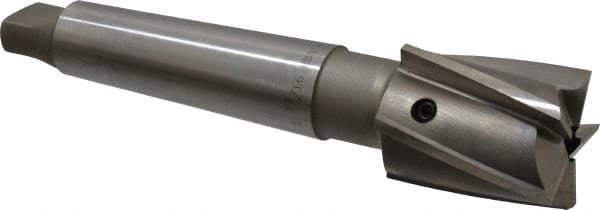 Value Collection - 1-13/16" Diam, 5 Flutes, Morse Taper Shank, Interchangeable Pilot Counterbore - Apex Tool & Supply
