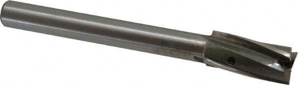 Value Collection - 45/64" Diam, 1/2" Shank, Diam, 3 Flutes, Straight Shank, Interchangeable Pilot Counterbore - Apex Tool & Supply