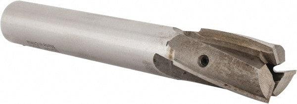 Value Collection - 55/64" Diam, 3/4" Shank, Diam, 3 Flutes, Straight Shank, Interchangeable Pilot Counterbore - Apex Tool & Supply